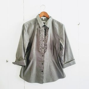 Pendleton Fitted Career Button Down Top